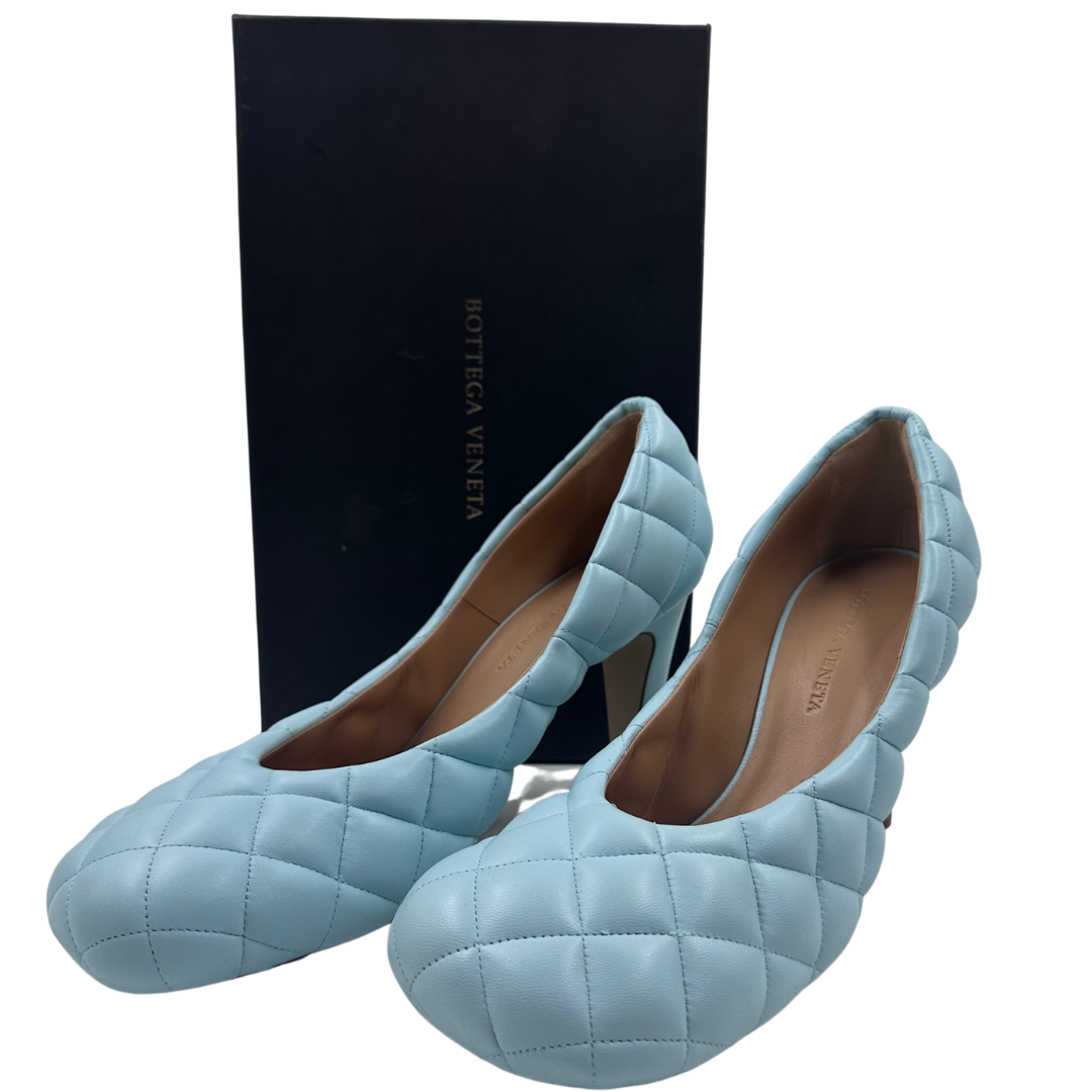 Bottega Veneta 9.5 Light Blue Pumps