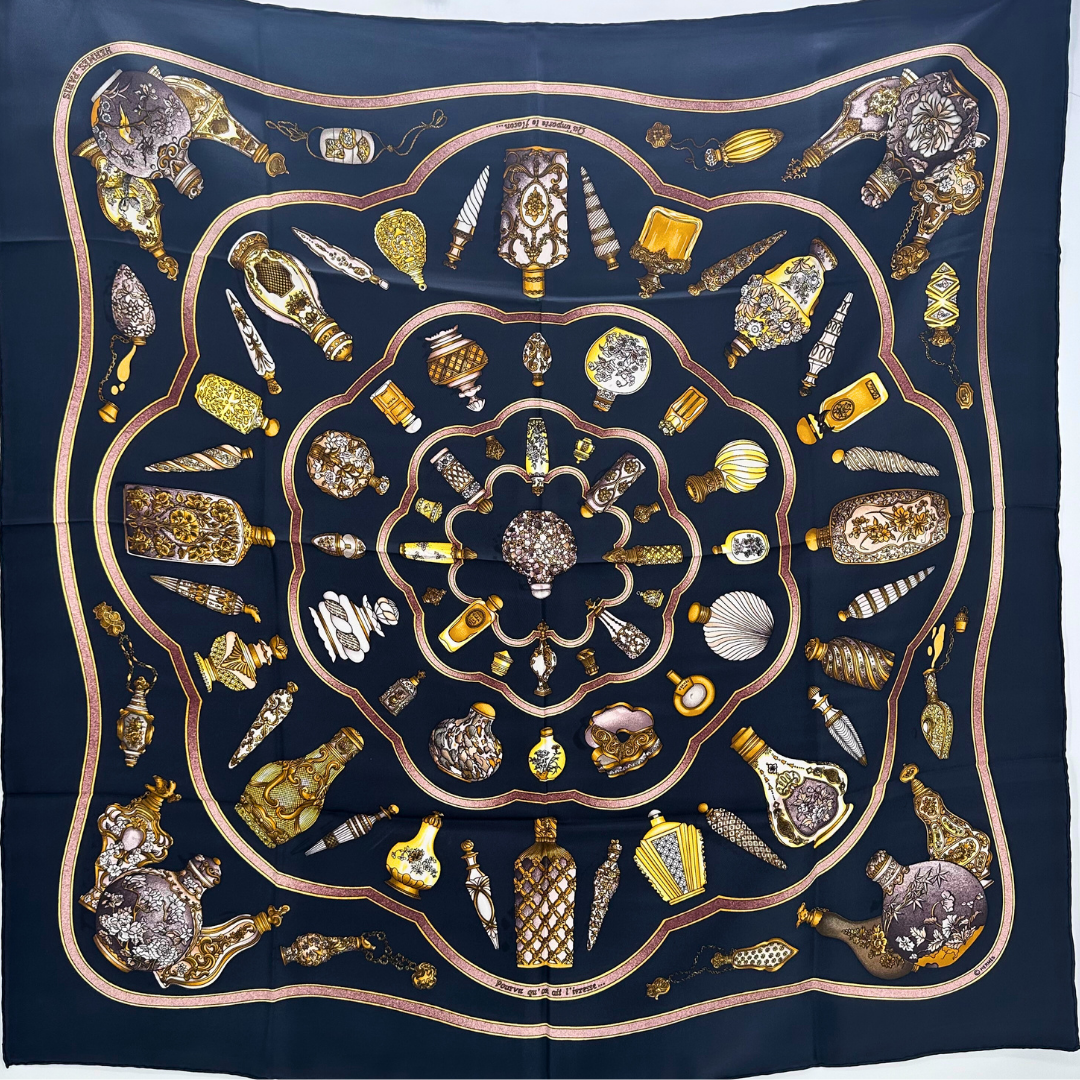 Qu Importe le Flacon Hermes Scarf by Catherine Baschet