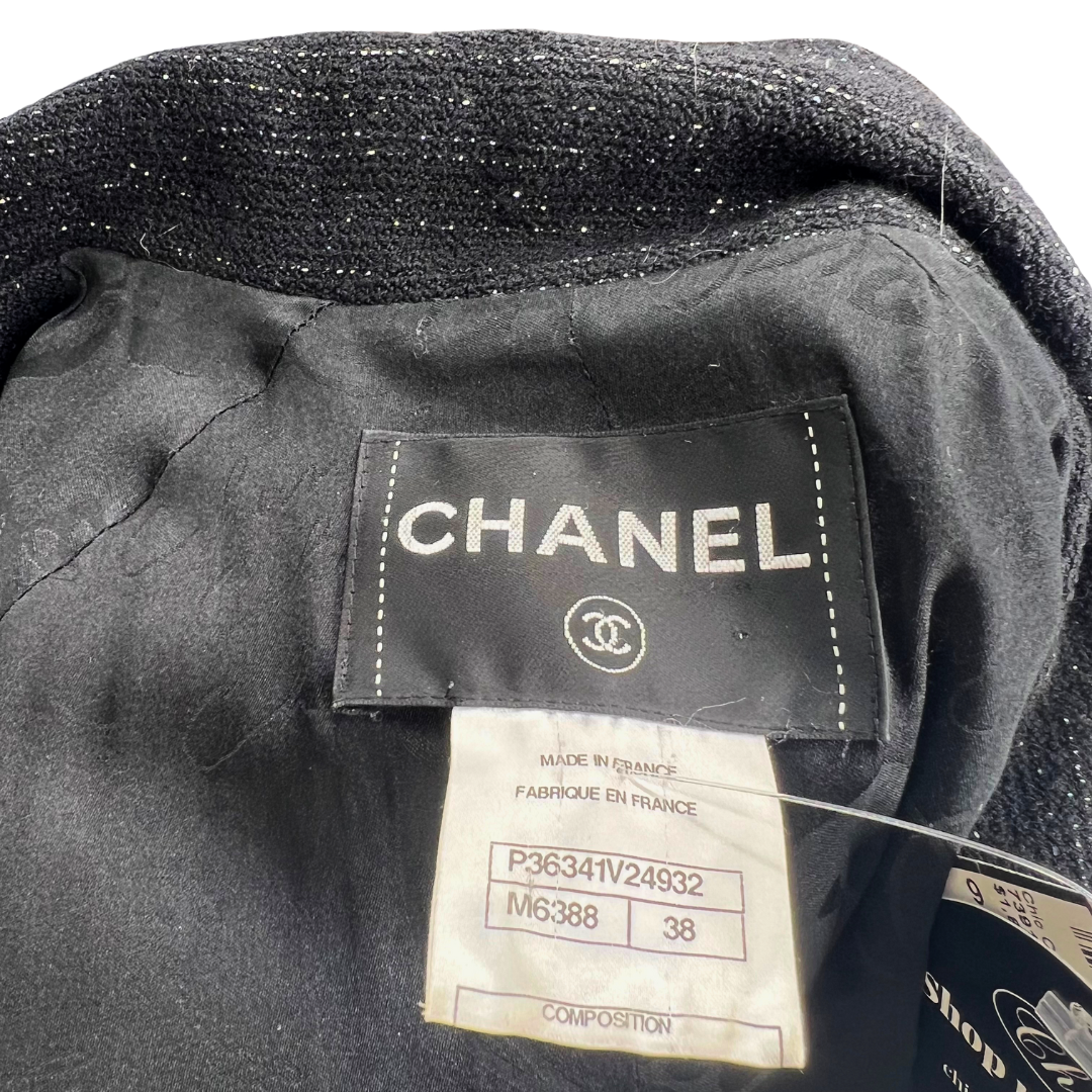 Chanel Black Metallic Jacket