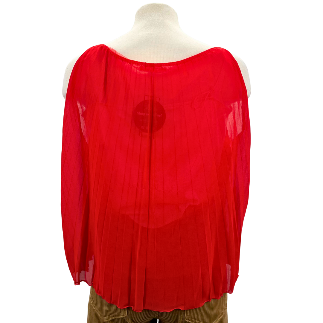 Valentino Red Blouse