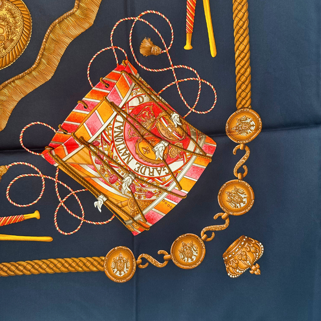 Les Tambours Hermes Scarf By Joachim Metz