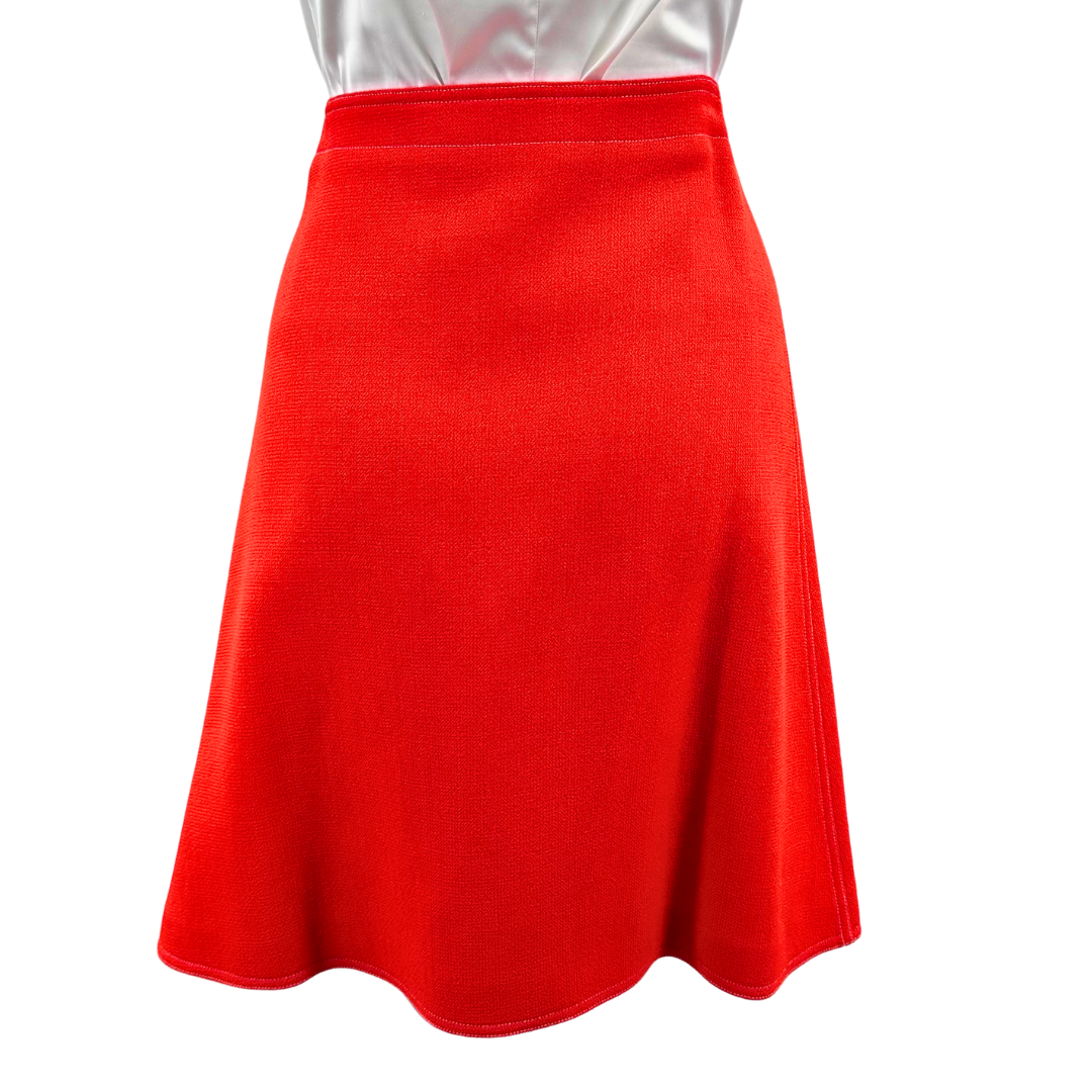 Courreges Orange Skirt