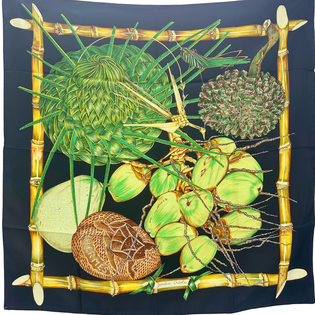 Jardin Creole Hermes Scarf by Valérie Dawlat-Dumoulin