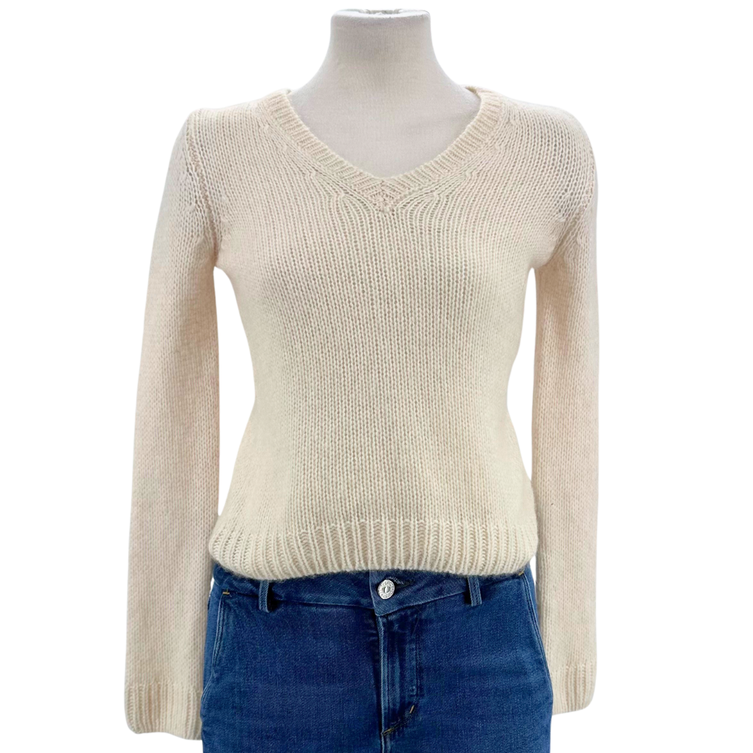 The Row Ivory Sweater