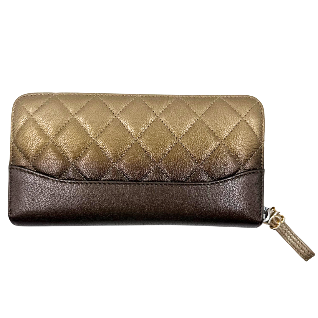 Chanel Quilted Ombre Wallet