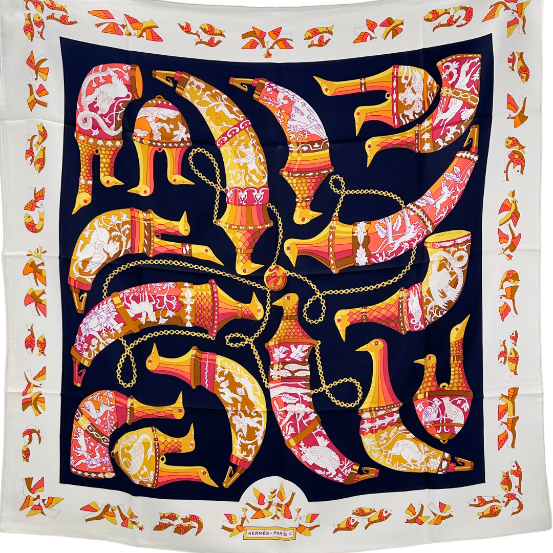 Hermes Rhytons Scarf