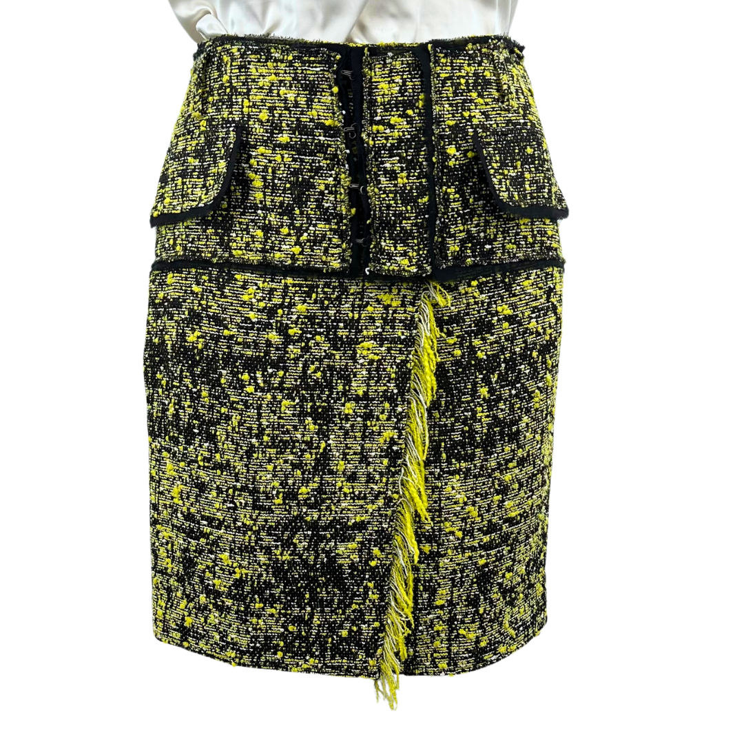 Proenza Schouler Yellow/Black Skirt