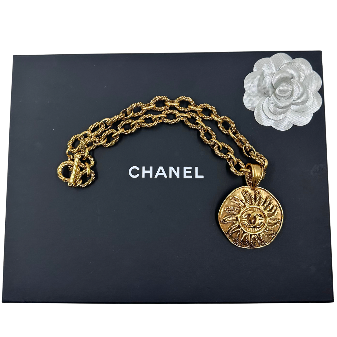 Chanel Vintage Sun Necklace