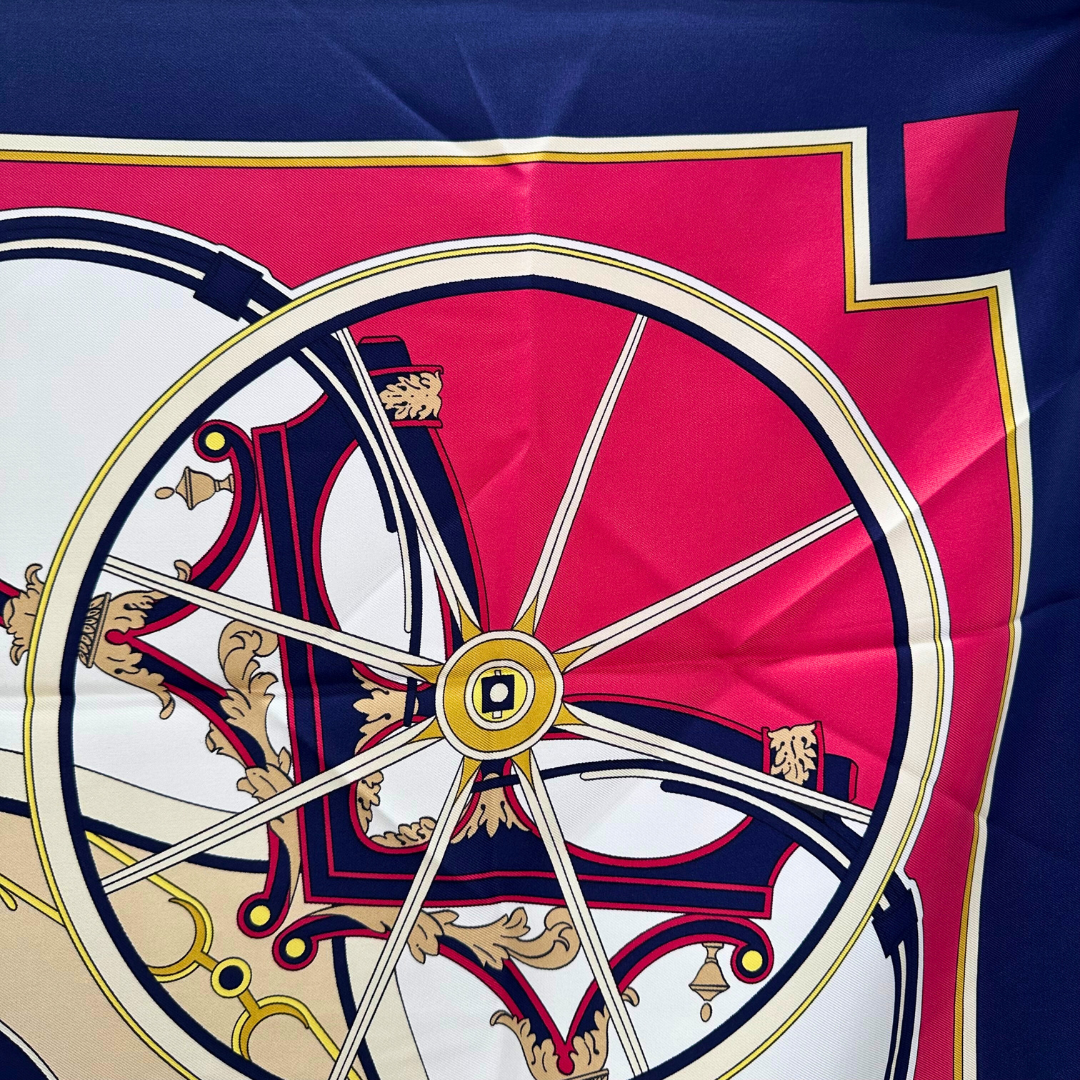 Hermes Scarf Washington's Carriage by Caty Latham