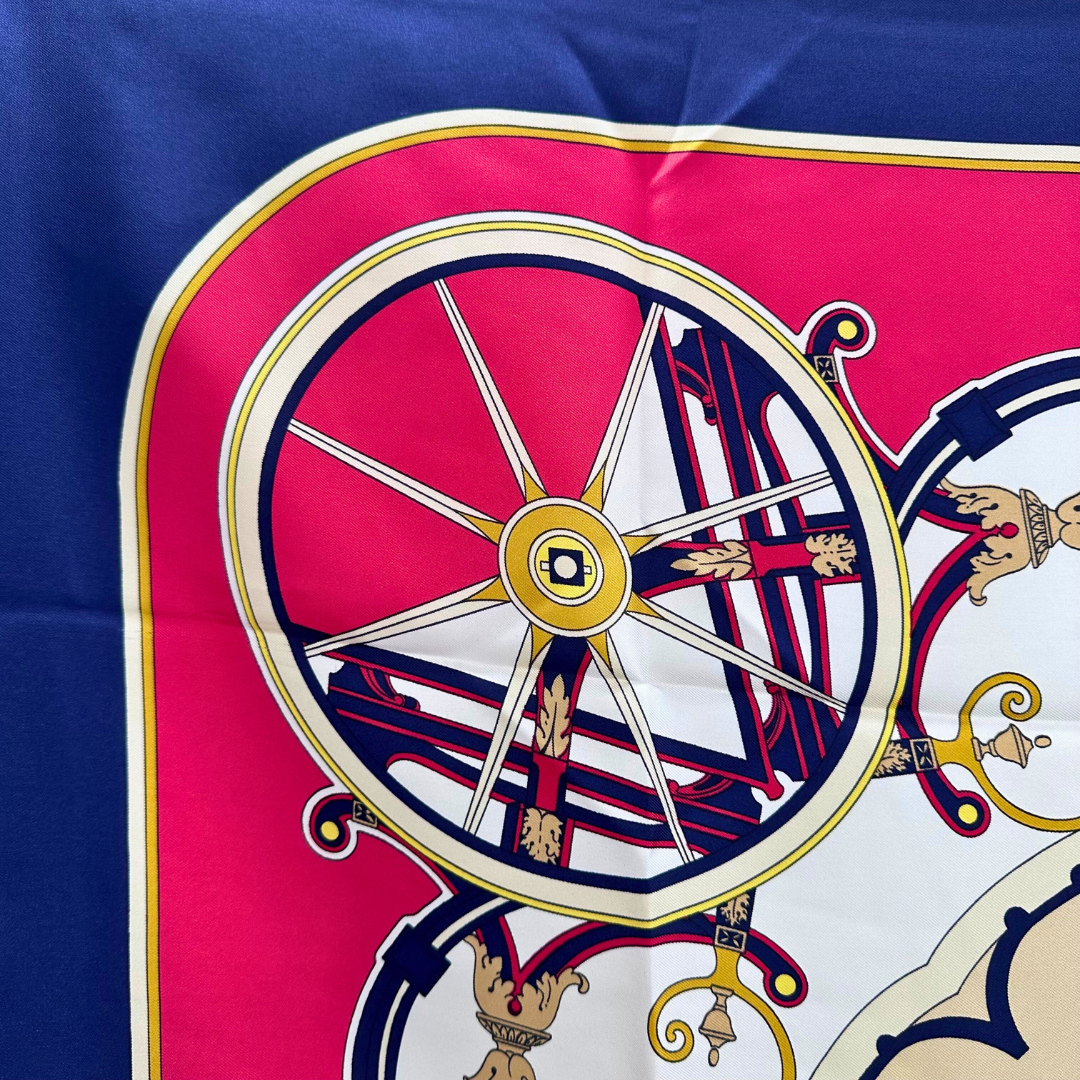 Hermes Scarf Washington's Carriage by Caty Latham