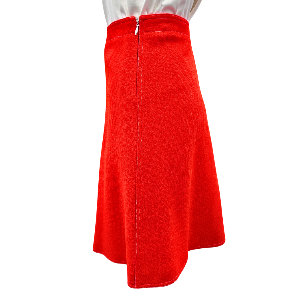 Courreges Orange Skirt