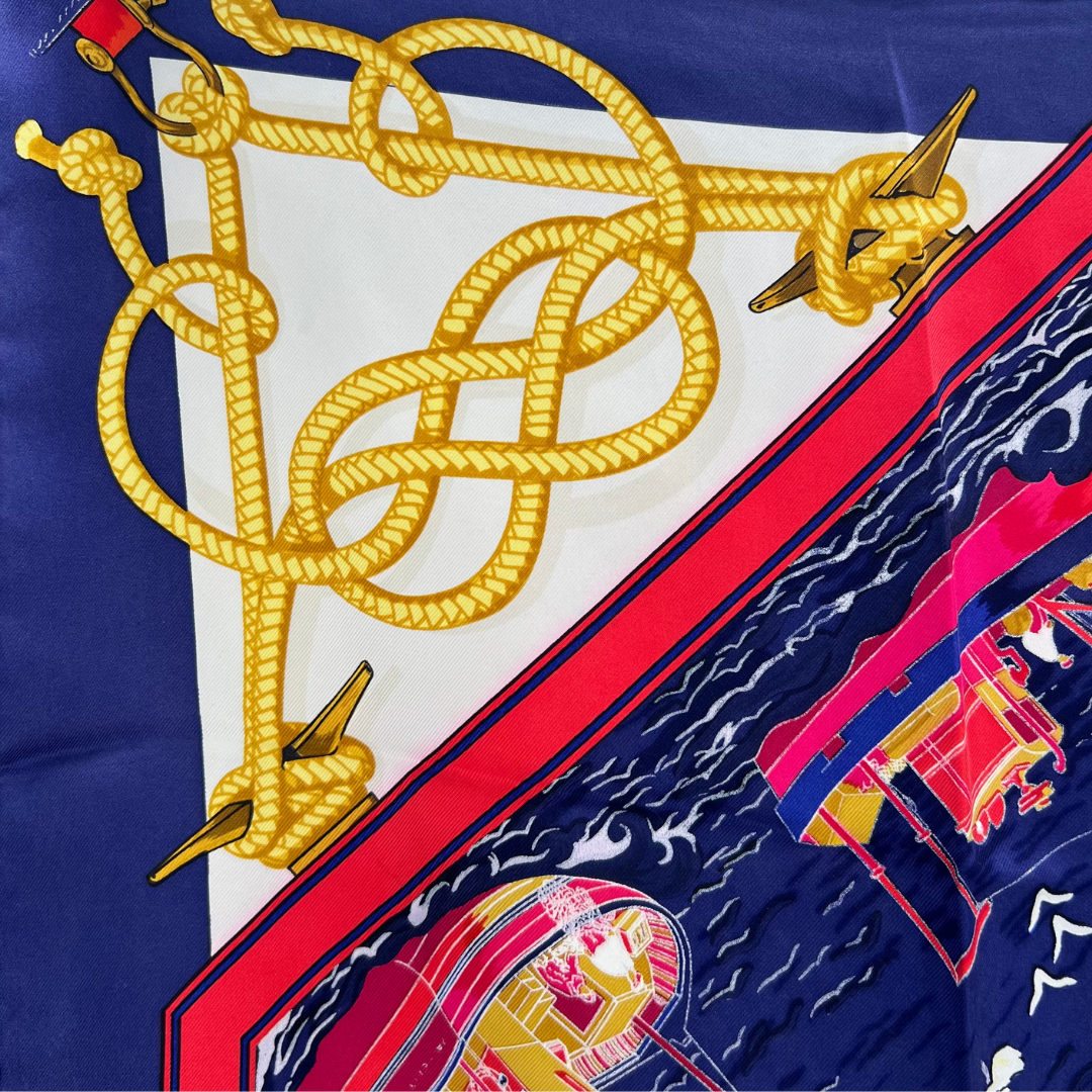 Retour de Peche Hermes Scarf by Francoise de la Perriere