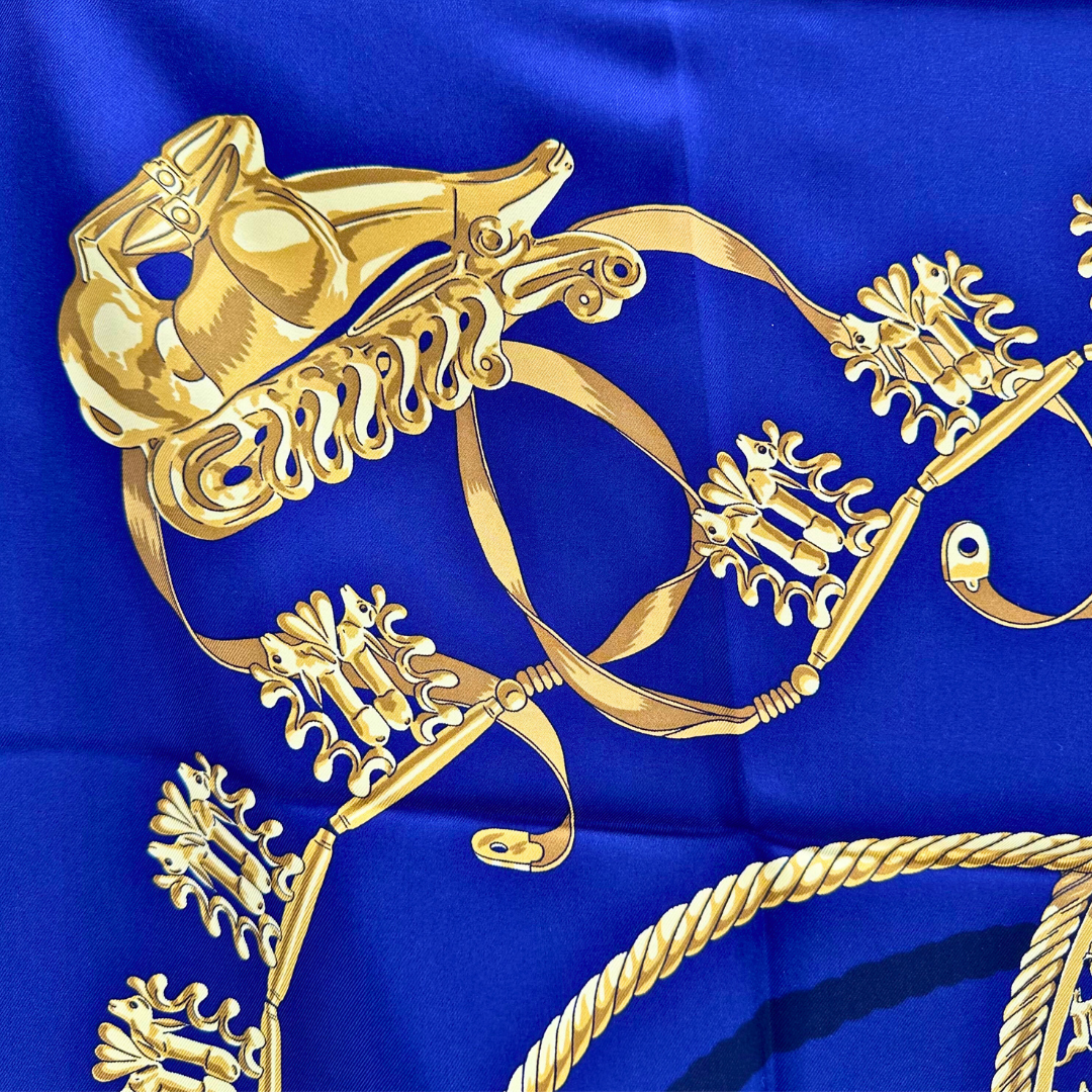 Hermes Silk Scarf Les Cavaliers D'Or by Vladimir Rybaltchenko