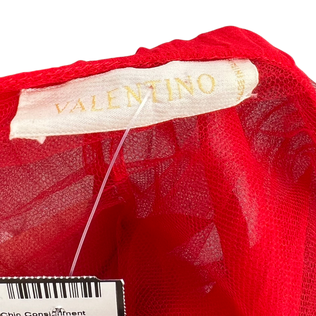 Valentino Red Blouse