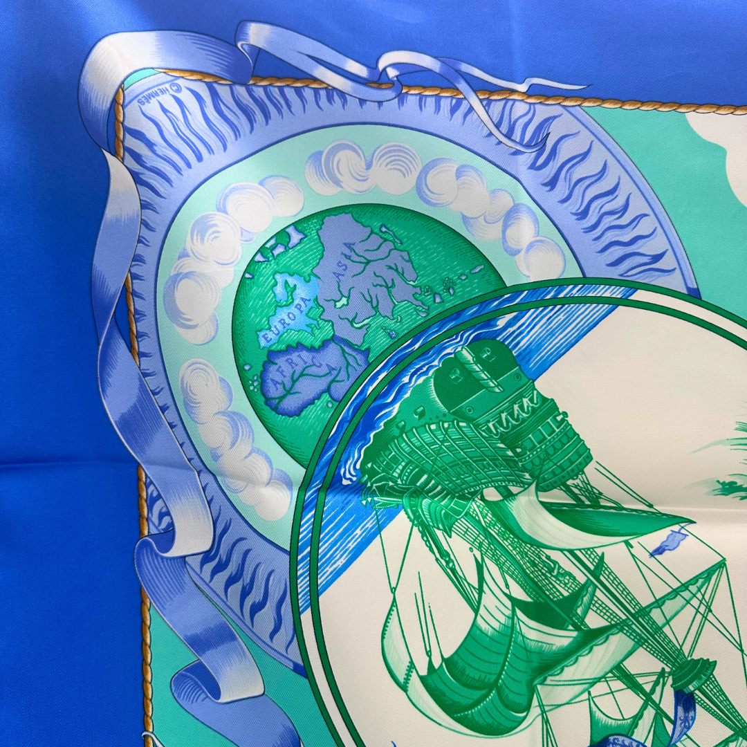 Au-delà Des Cinq Mers Hermes Scarf by Toutsy