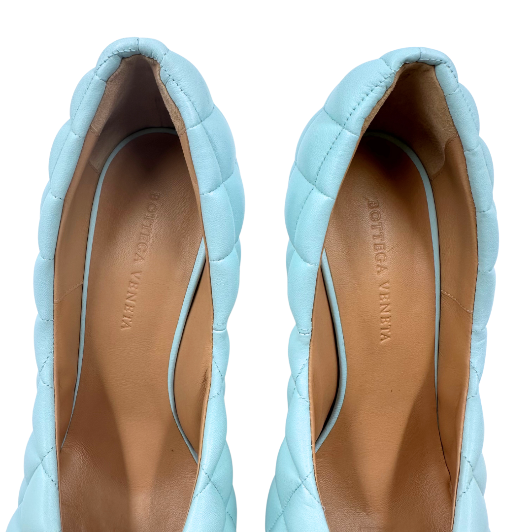 Bottega Veneta 9.5 Light Blue Pumps