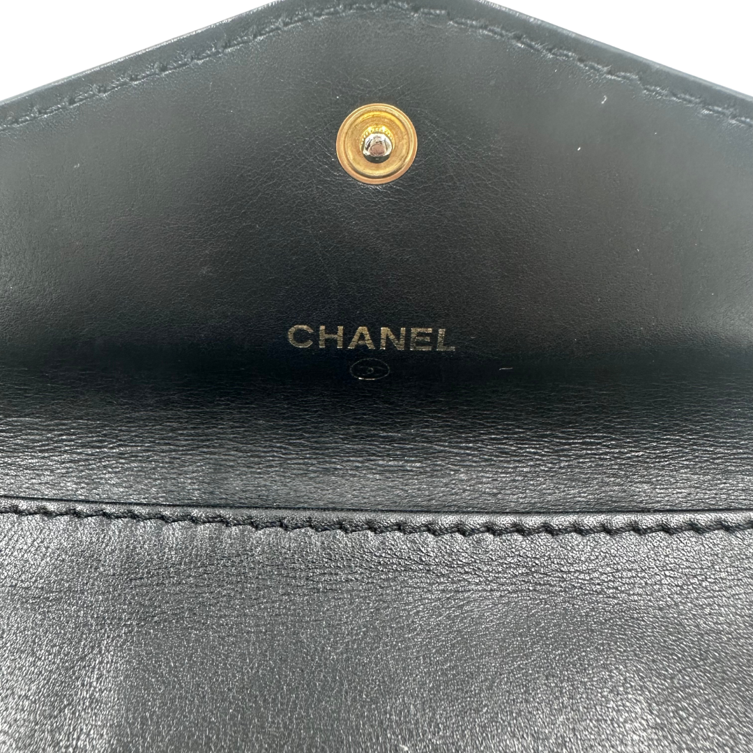 Vintage Chanel Stitch Flat Wallet