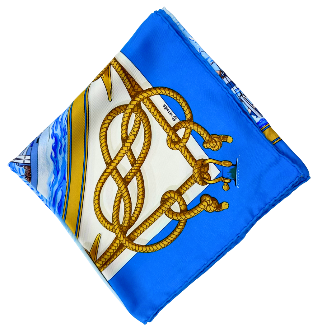 Retour de Peche Hermes Scarf by Francoise de la Perriere