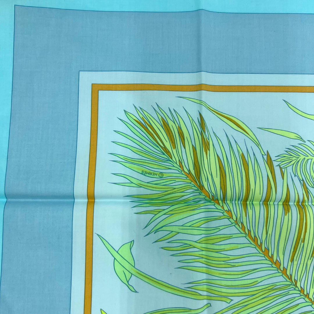 Hermes Scarf Gardiens des Arbres by Annie Faivre