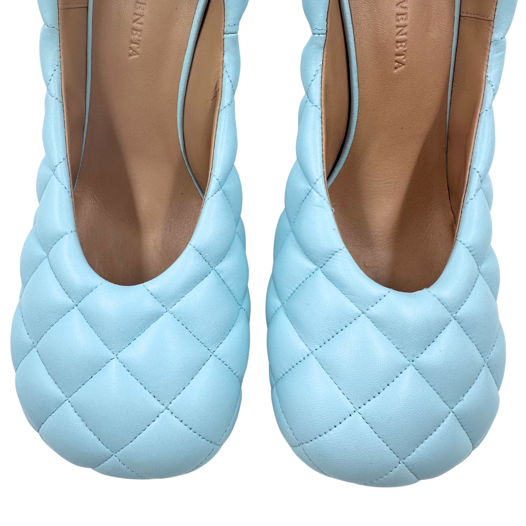 Bottega Veneta 9.5 Light Blue Pumps