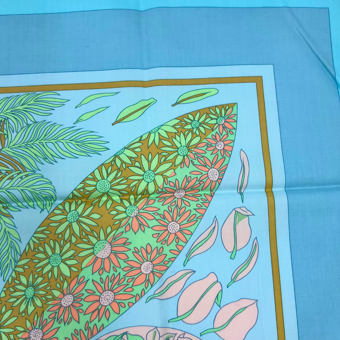 Hermes Scarf Gardiens des Arbres by Annie Faivre