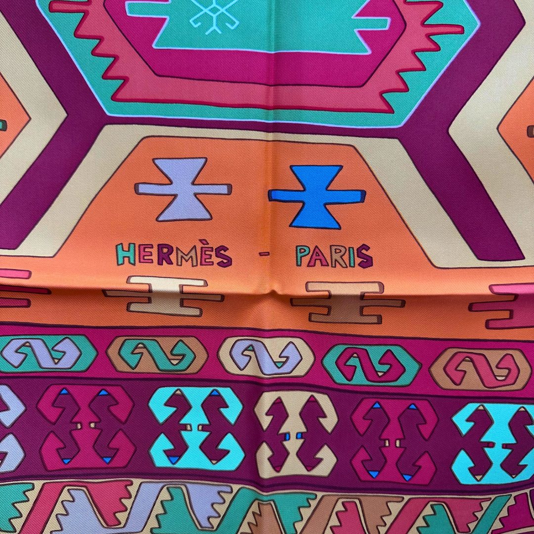 Hermes Kilim Scarf