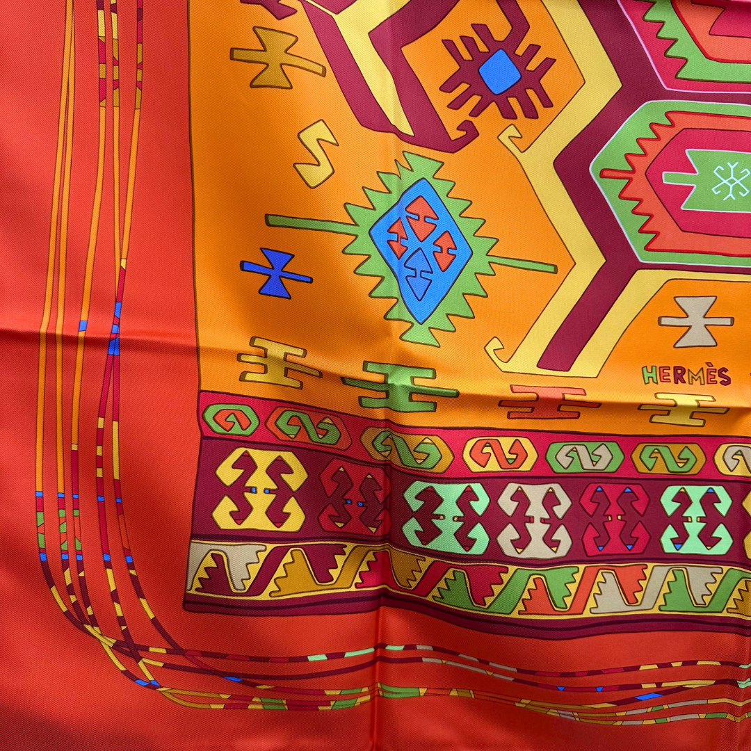 Hermes Kilim Scarf