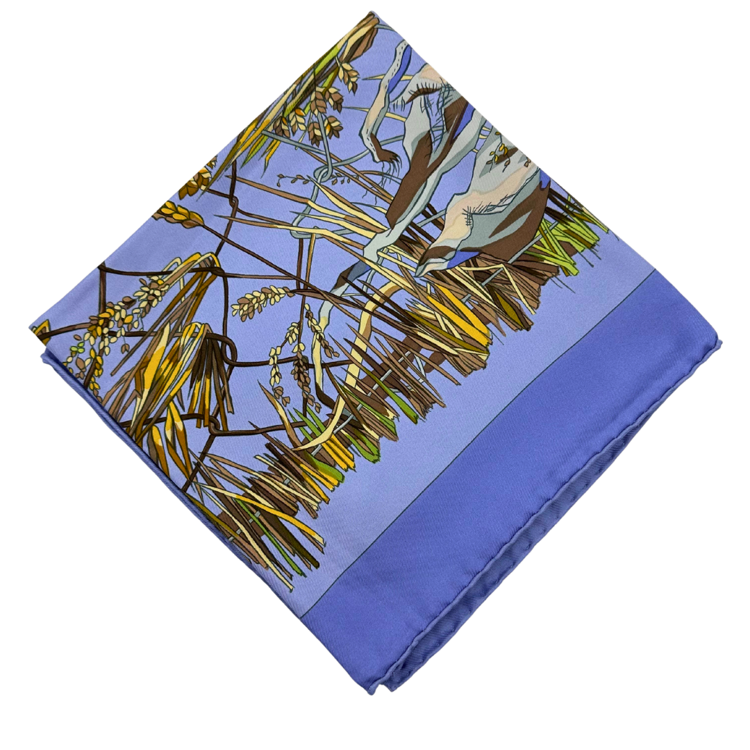 Grand Vent Hermes Silk Scarf