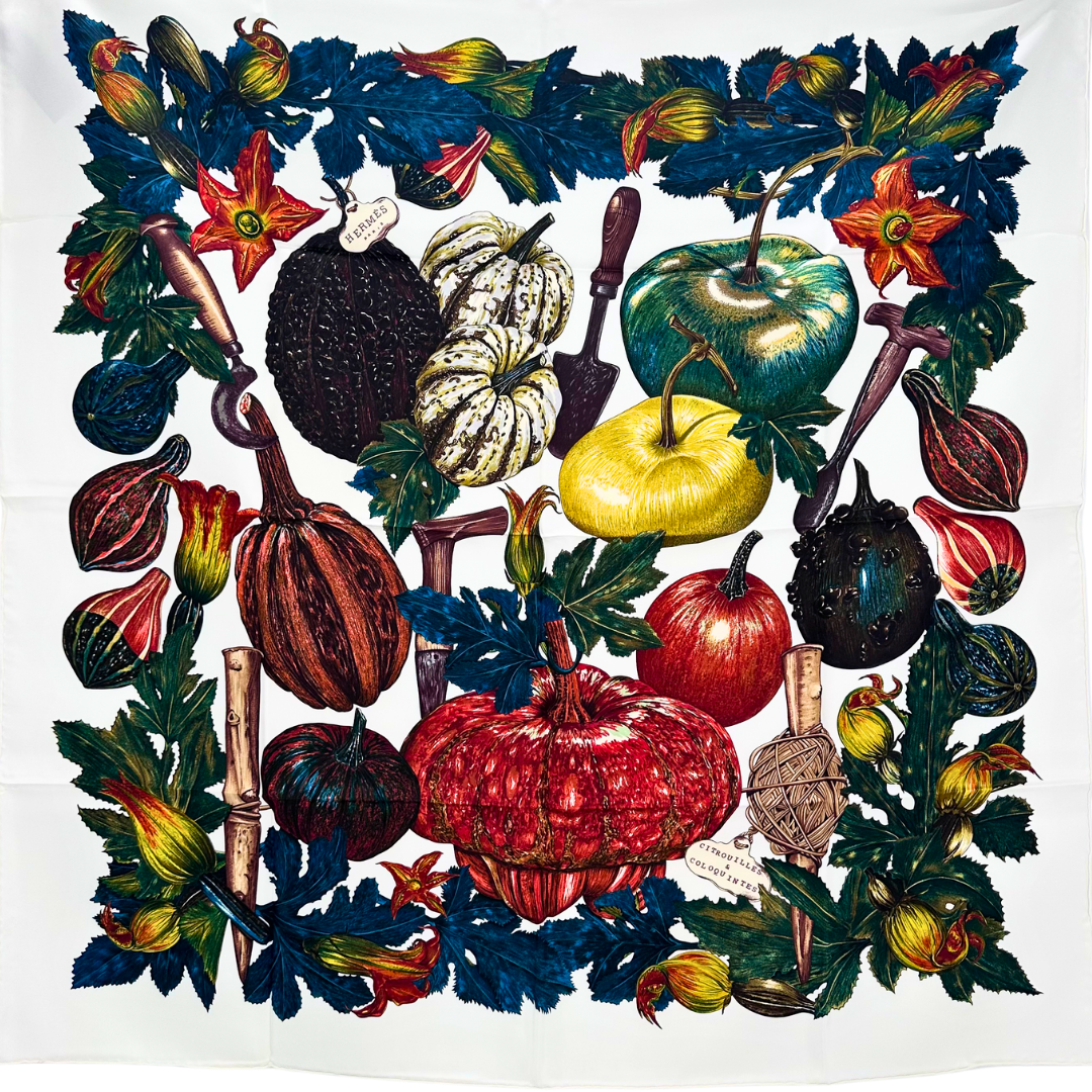 Citrouilles et Coloquintes Hermes Scarf by Dawlat