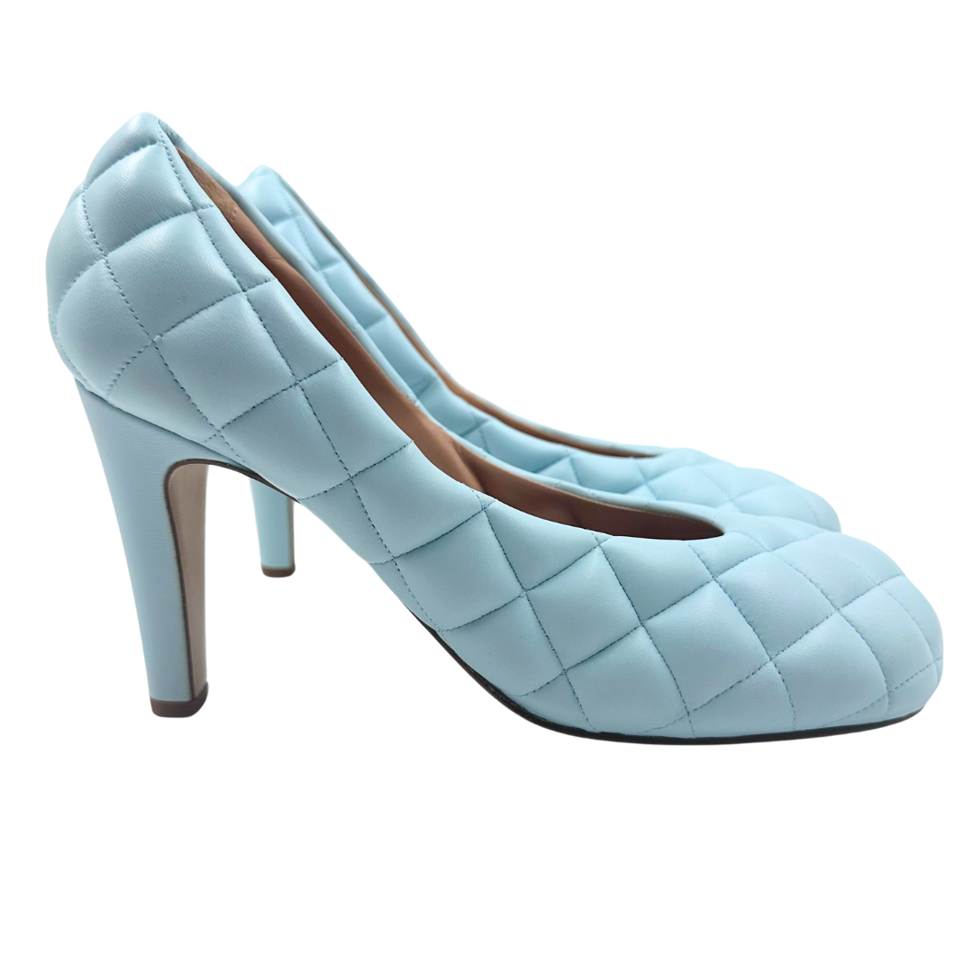 Bottega Veneta 9.5 Light Blue Pumps