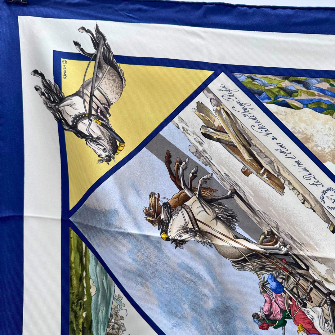 Voyages en Russie Hermes Scarf by Loic Dubigeon