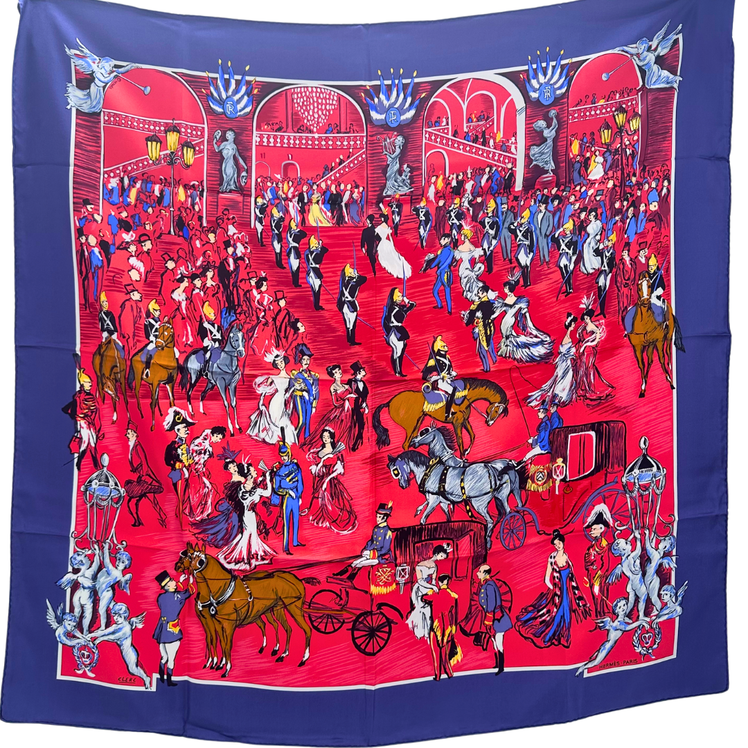 Hermes Silk Scarf La Soiree a L'Opera - Soiree de Gala