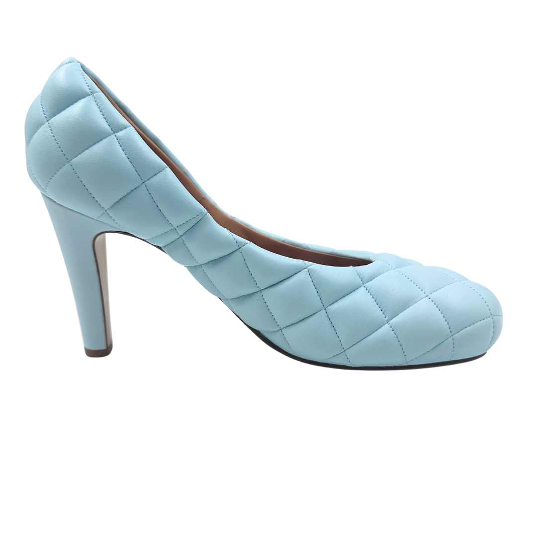 Bottega Veneta 9.5 Light Blue Pumps