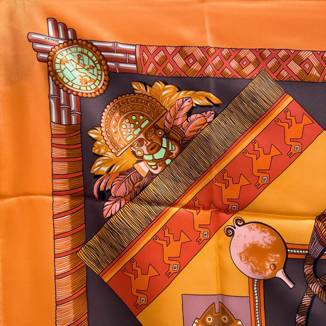 Hermes Huaca Piru Scarf