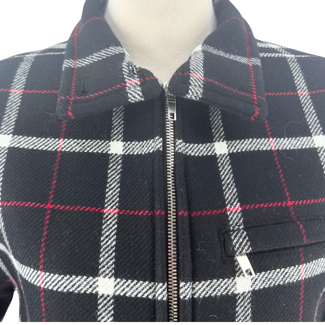 Courreges Black Check Jacket