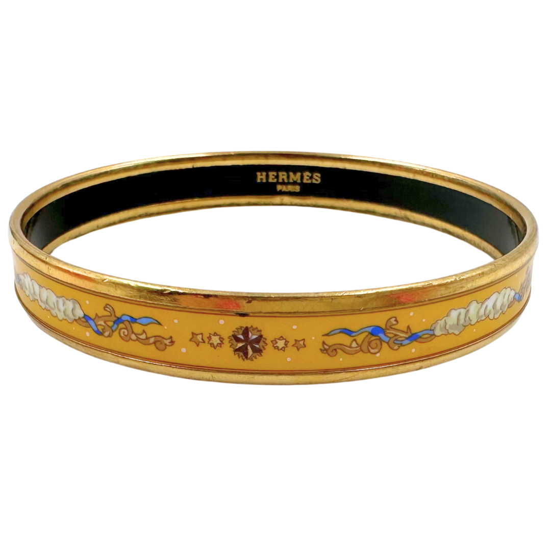 Hermes Emaille PM Narrow Cloisonne Bangle