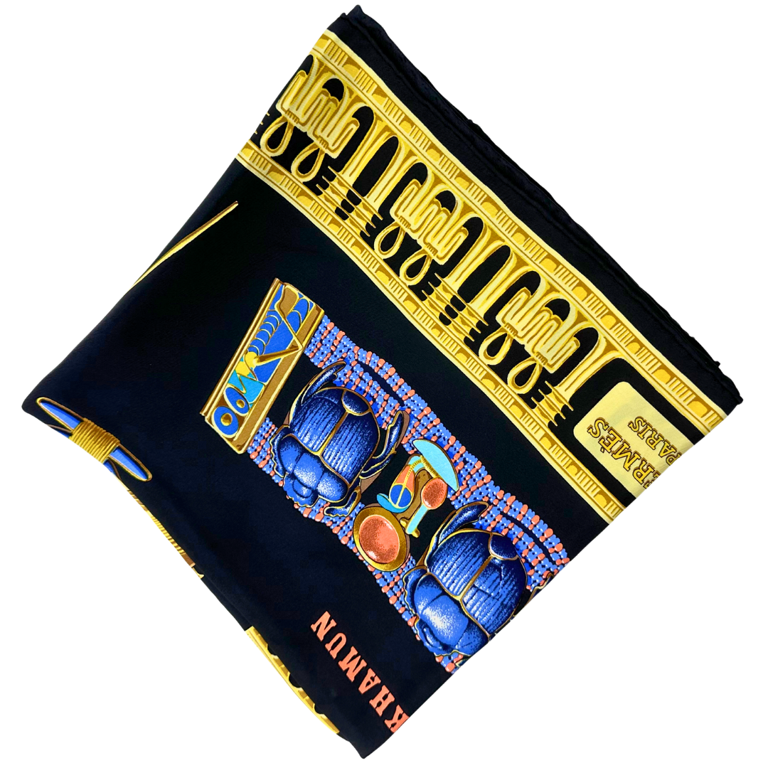 Hermes Scarf "Tutankhamun" by Vladimir Rybaltchenko