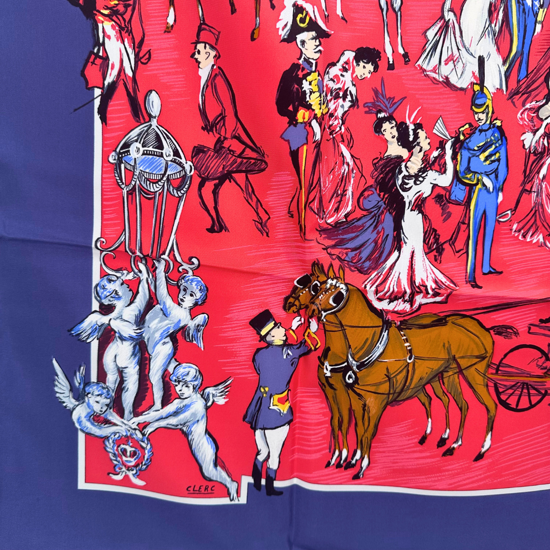 Hermes Silk Scarf La Soiree a L'Opera - Soiree de Gala