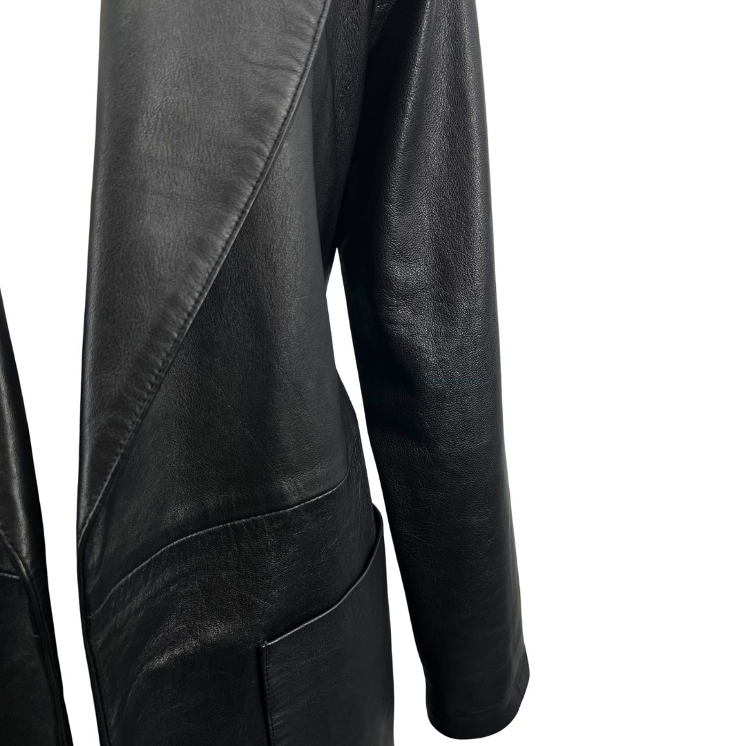 Smythe Black Leather Jacket