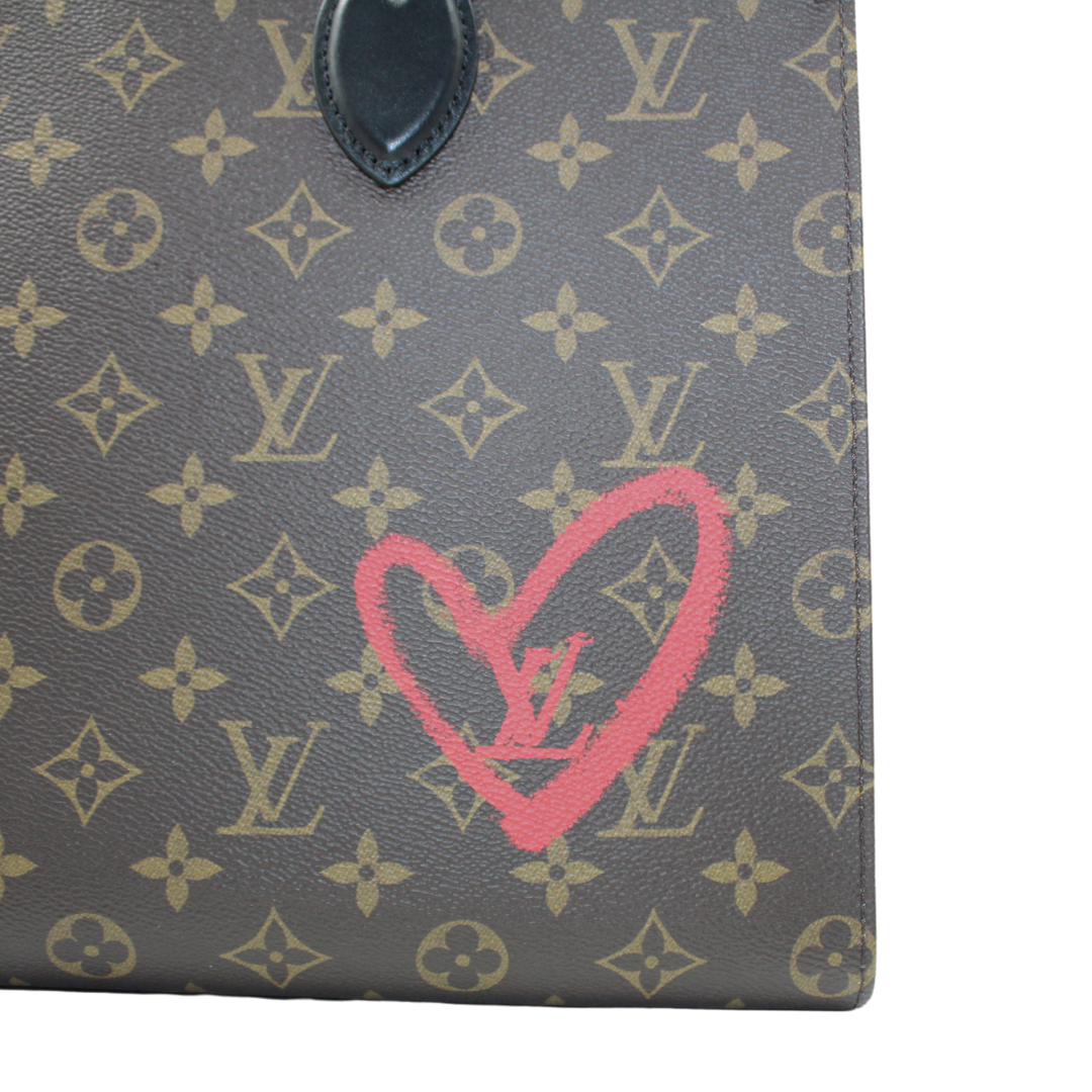 Louis Vuitton Onthego MM Fall In Love Tote