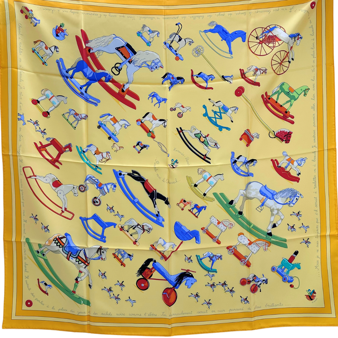 Raconte-Moi le Cheval Hermes Scarf by Rybaltchenko