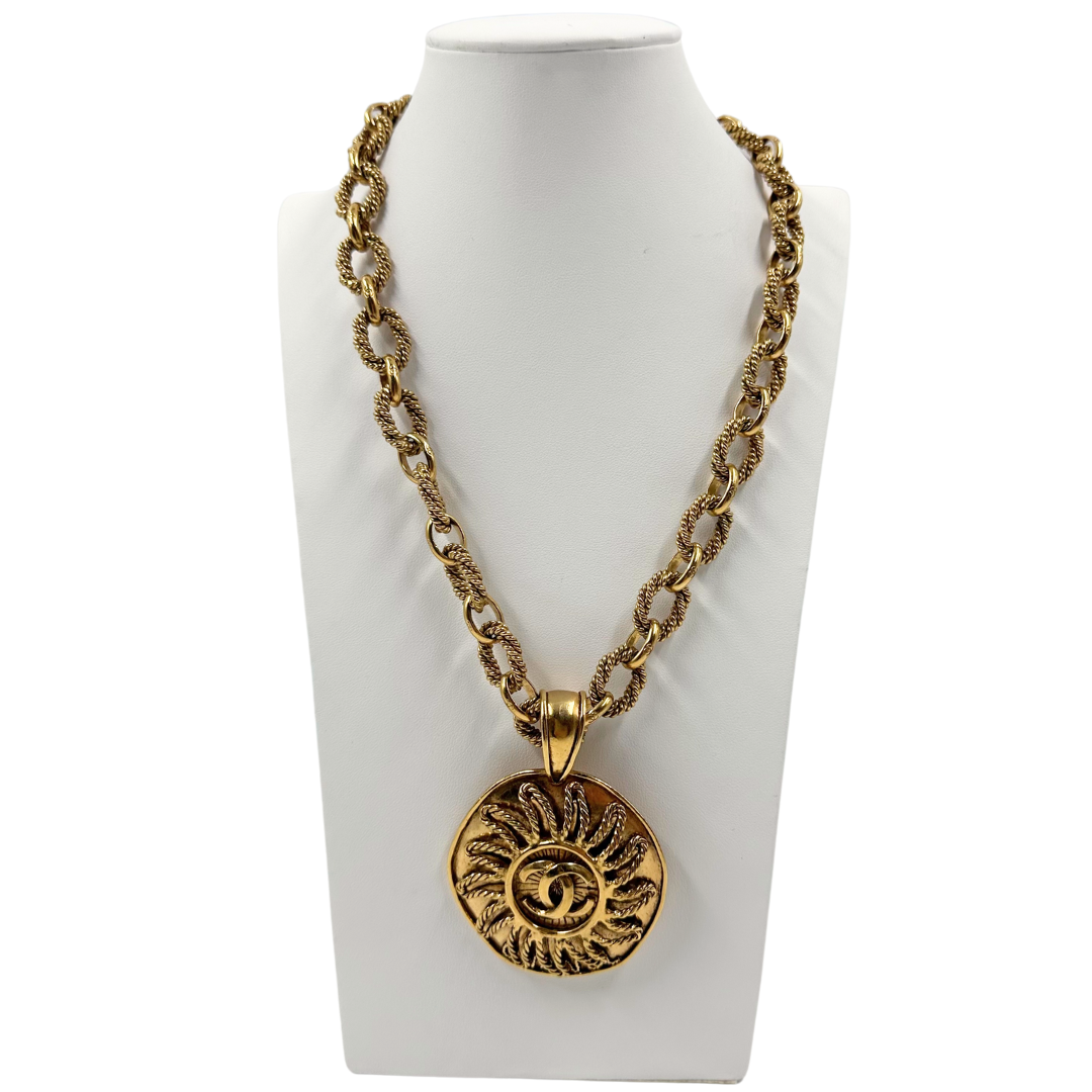 Chanel Vintage Sun Necklace