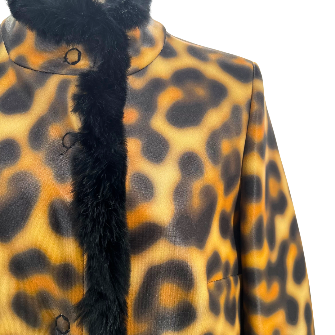 Eddy.B Black/Animal Coat