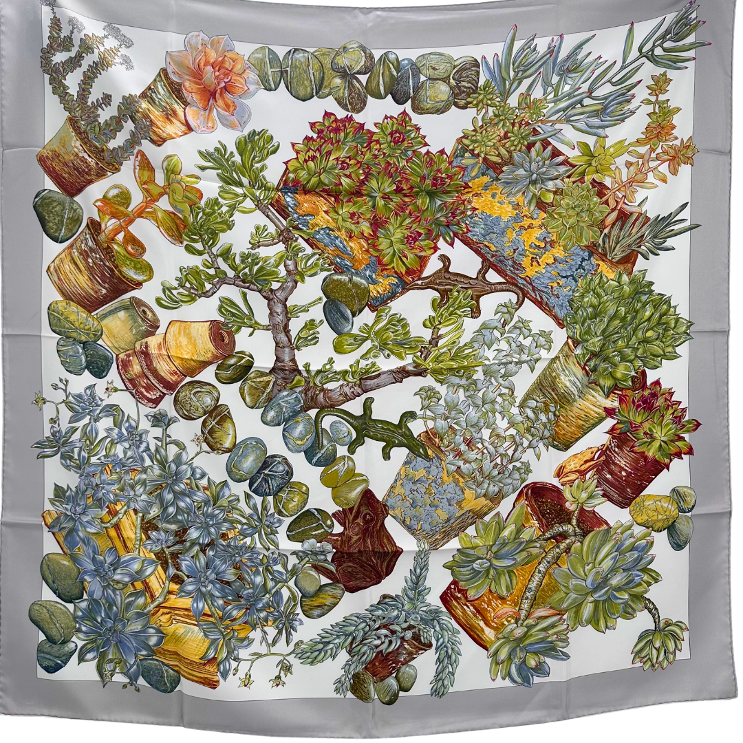 Jardin Secret Hermes Scarf by Valerie Dawlat