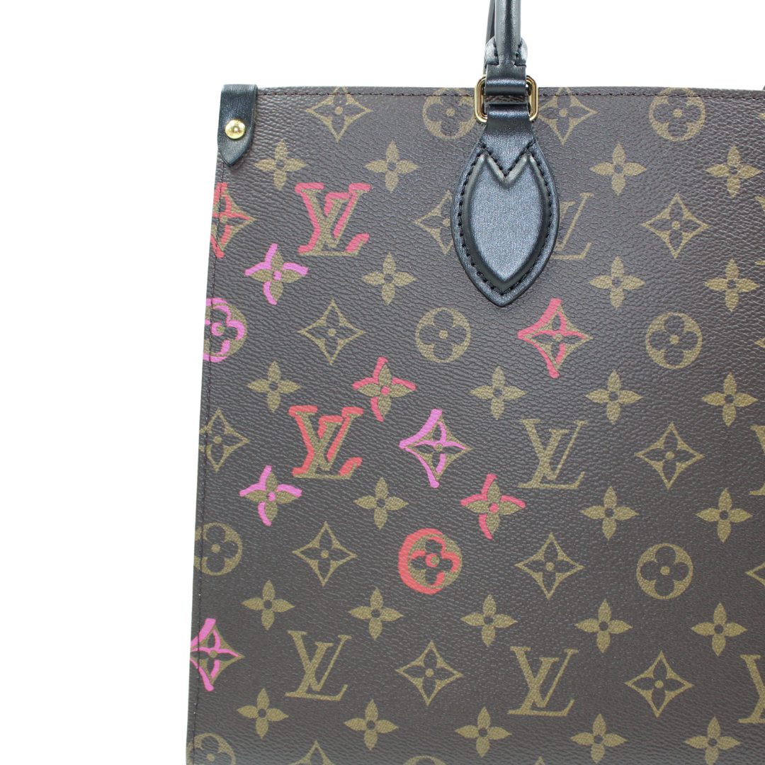 Louis Vuitton Onthego MM Fall In Love Tote