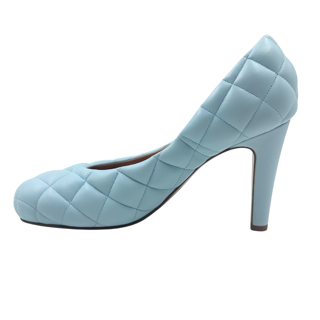 Bottega Veneta 9.5 Light Blue Pumps