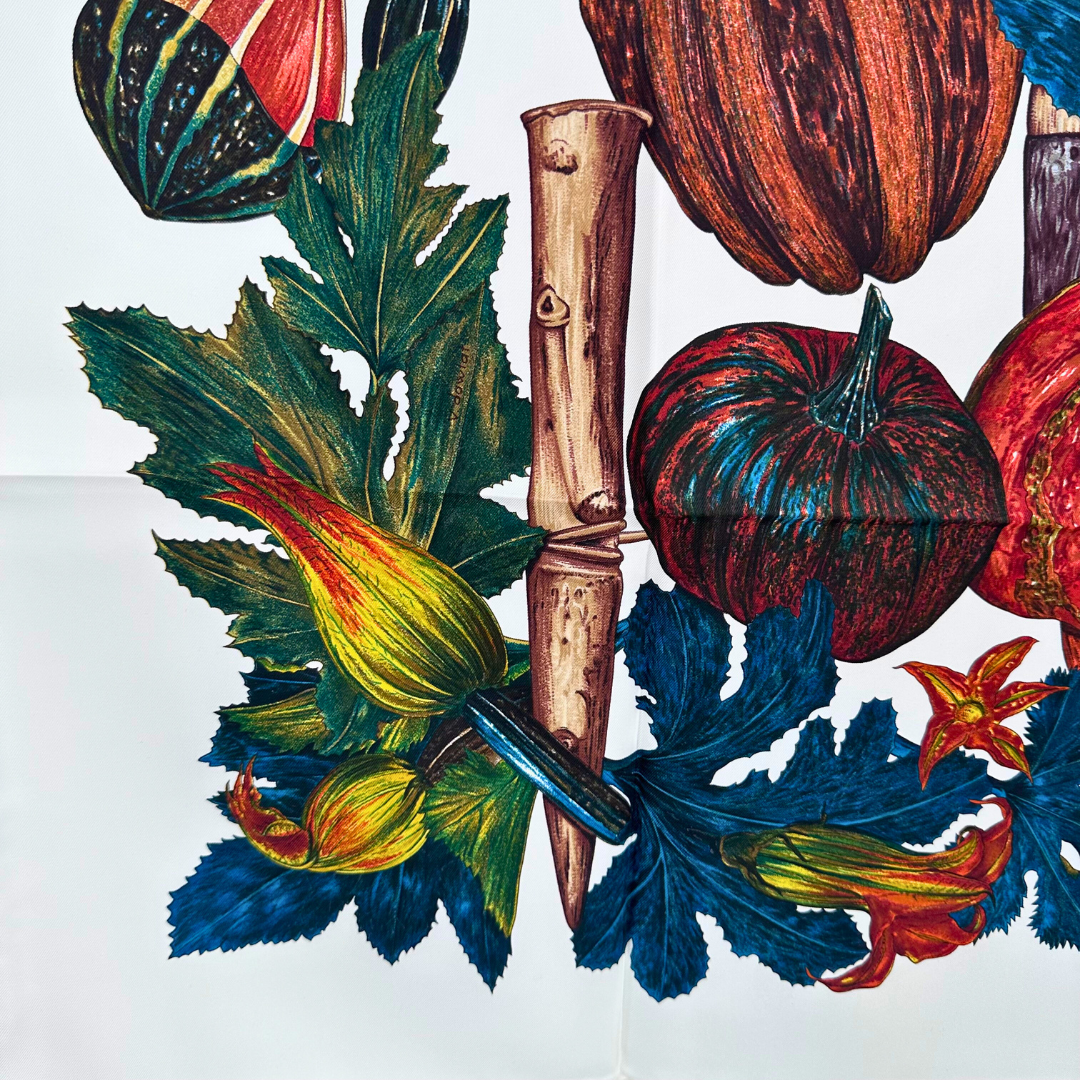 Citrouilles et Coloquintes Hermes Scarf by Dawlat