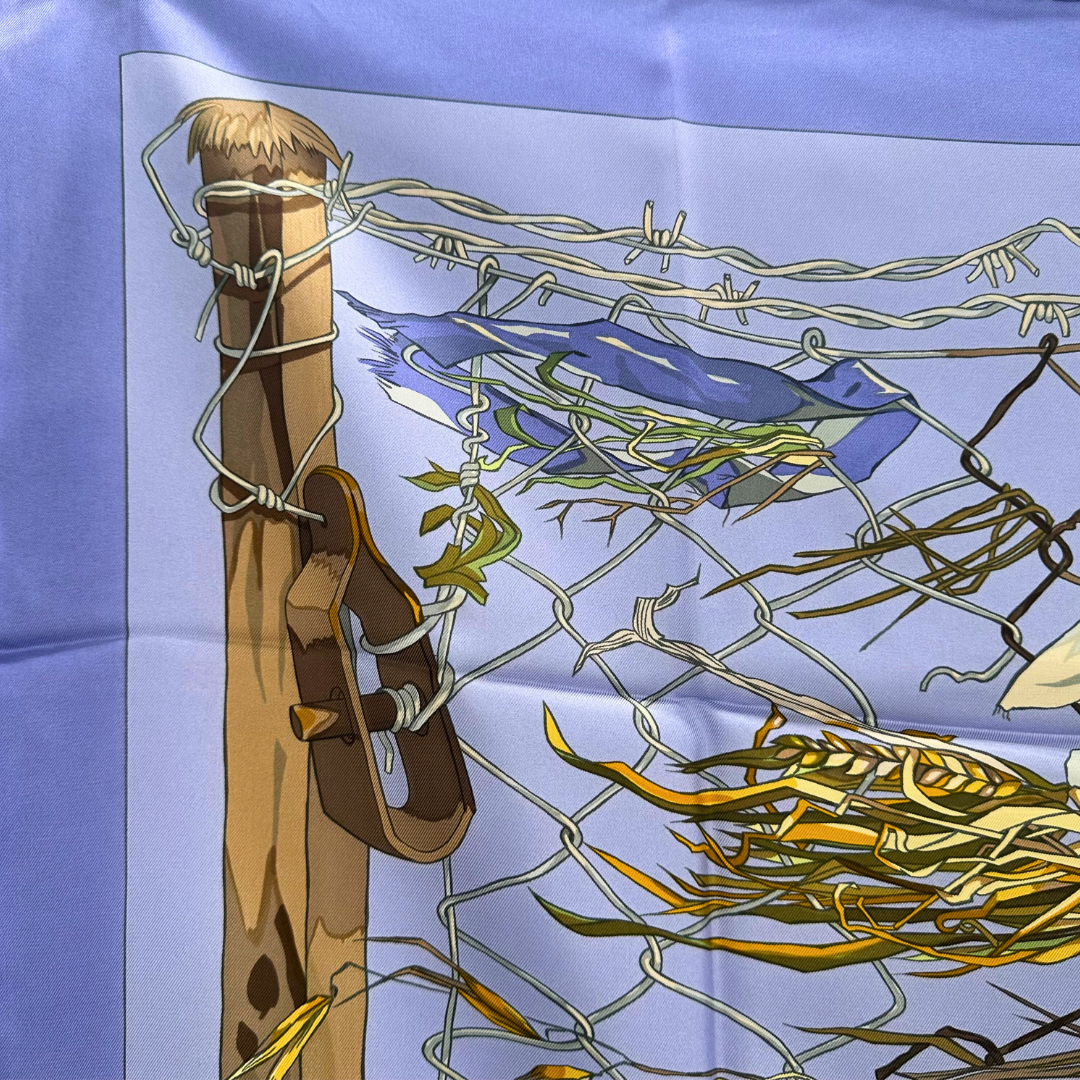 Grand Vent Hermes Silk Scarf