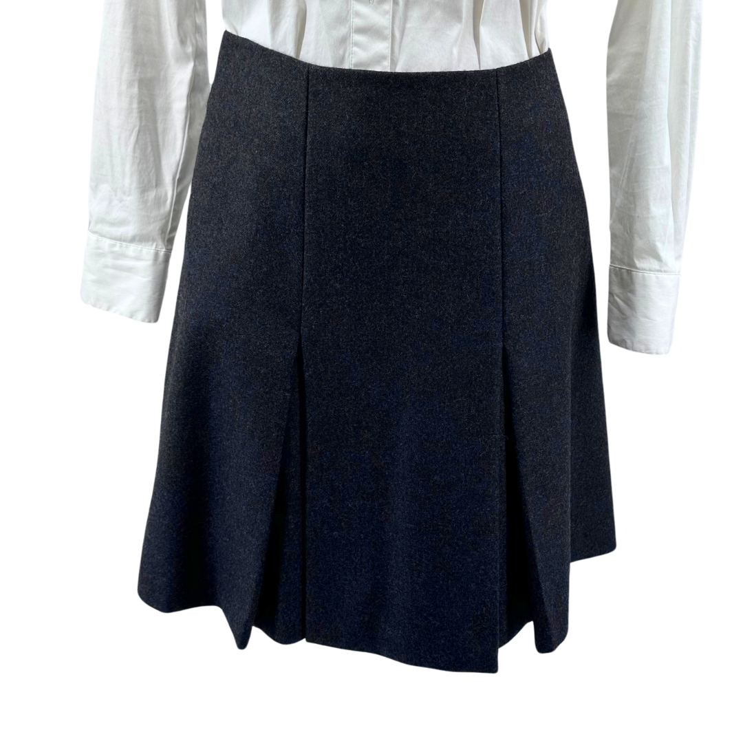 Hache Charcoal Skirt