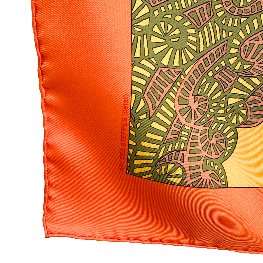 Hermes Scarf Art Des Steppes by Annie Faivre